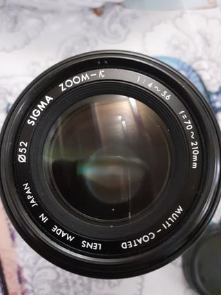 Sigma Zoom obiettivo 210mm