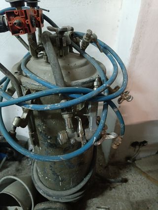 Máquina calderín pintura gotelé choreo arena