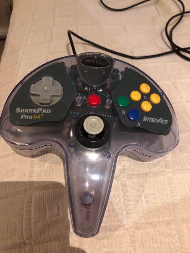 Mando nintendo 64 transparente