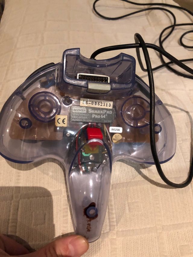 Mando nintendo 64 transparente