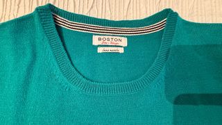 Jersey lana Boston de color verde talla XL