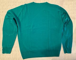 Jersey lana Boston de color verde talla XL
