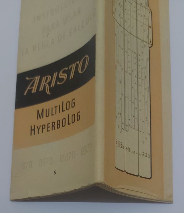 Regla de cálculo ARISTO.