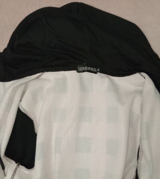 Sudadera roja/negra,cuadros, hombre, XL 
