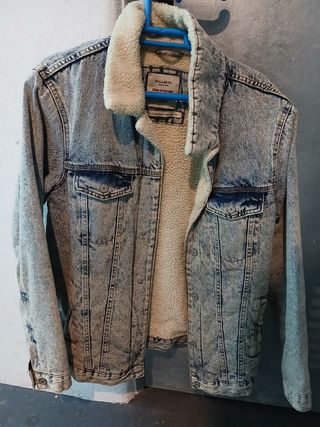 Cazadora vaquera de invierno