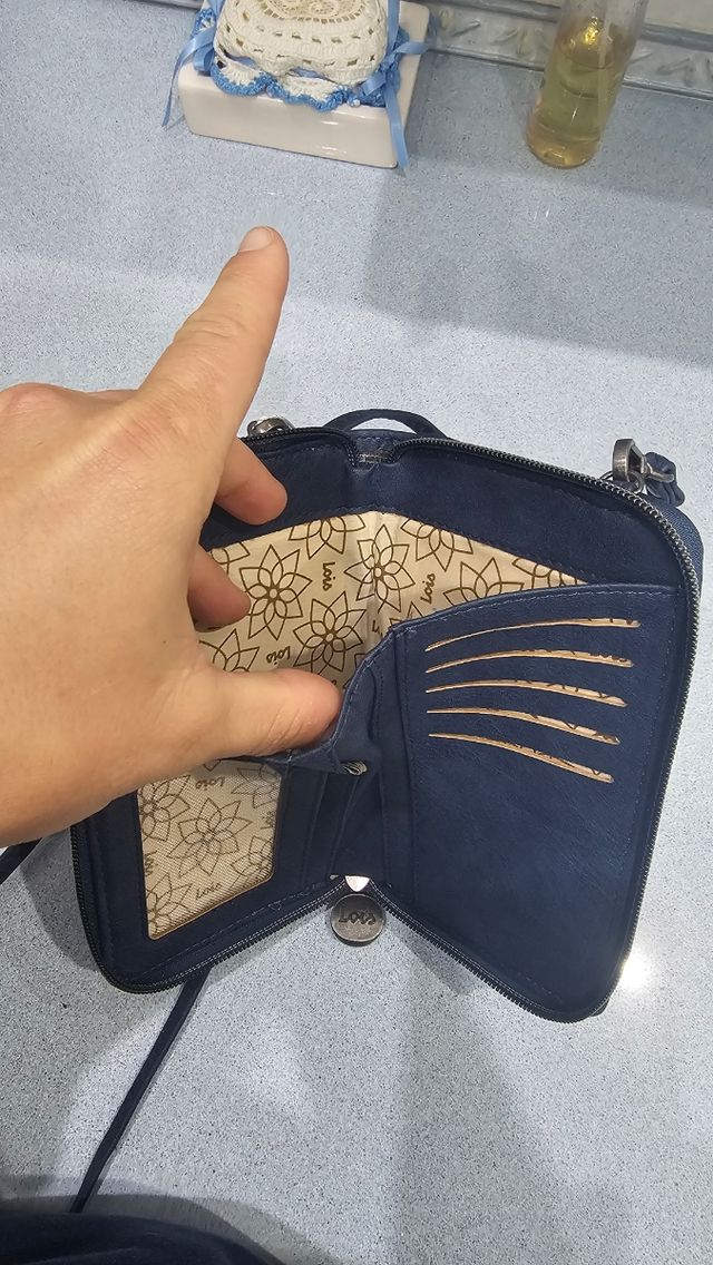 Mino bolso bandolera azul marino