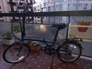 BICI PLEGLABE DAHON SUV D6 AZUL Y CORREA DE REGALO