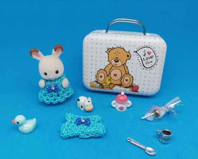 Maletín con bebé Sylvanian 