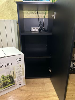 Pecera Nano Aqua LED 30 con mueble