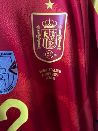 Camiseta campeones de europa 2024 carvajal 2