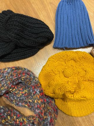 Pack gorros/bufanda lana 10