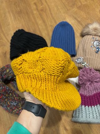 Pack gorros/bufanda lana 10