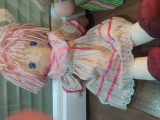 Due bambole di pezza. Anni '70.