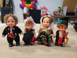 4 bambole regionali Spagna