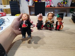 4 bambole regionali Spagna