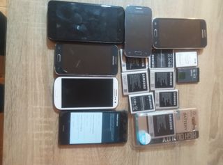 Lote móviles y baterías