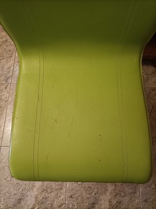 Silla ruedas verde