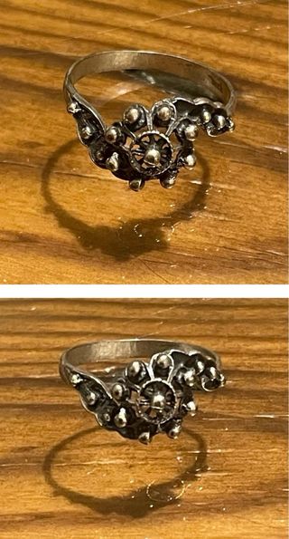 Anillo Botón Charro Plata de Ley