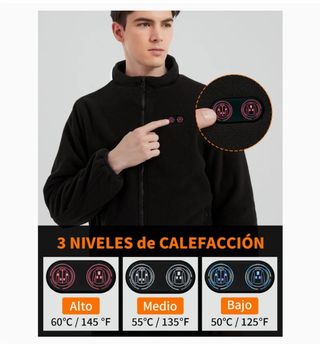 Chaqueta calefactable batería 16000mah.