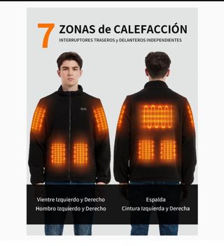 Chaqueta calefactable batería 16000mah.
