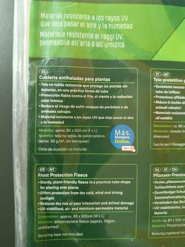 Protector de plantas