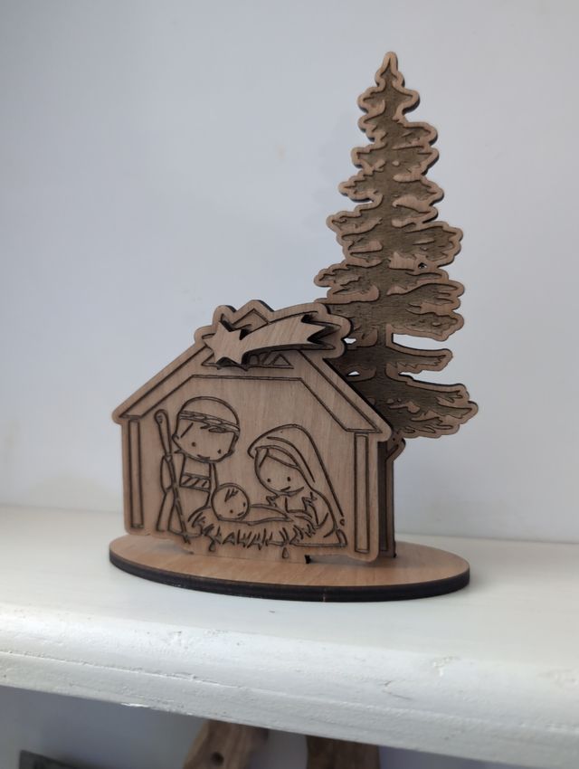 Presepe alternativo legno