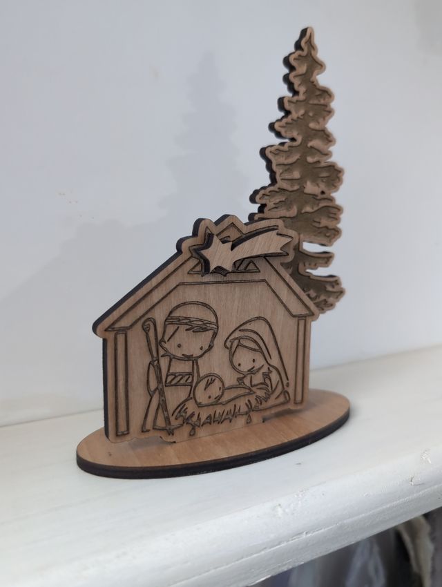 Presepe alternativo legno