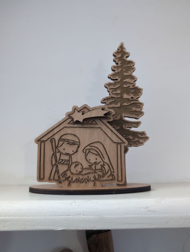 Presepe alternativo legno