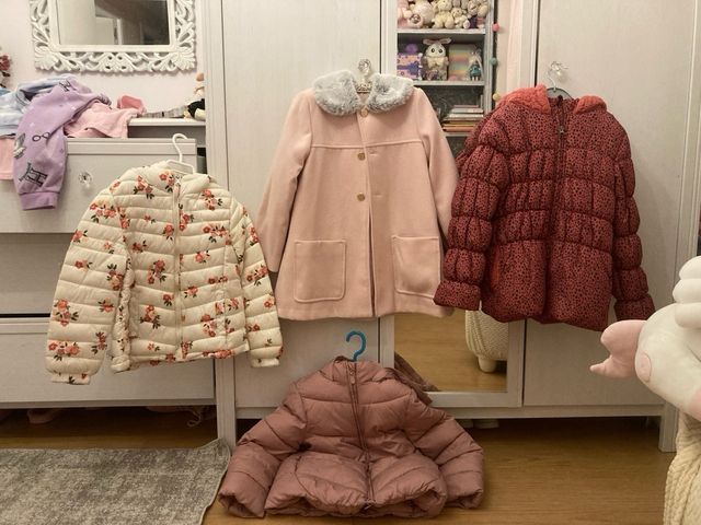 abrigo niña talla 7 . se vende el lote o separado
