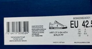 Deportivas Ralph Lauren 42.5 piel