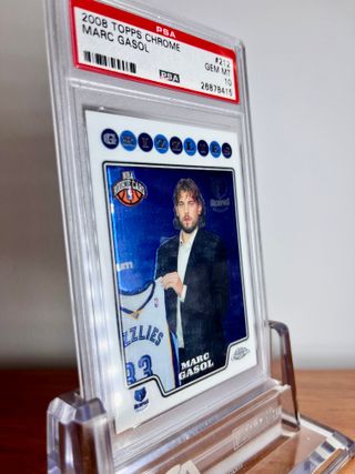 🏀 Cromo Rookie MARC GASOL #212 👉 PSA 10