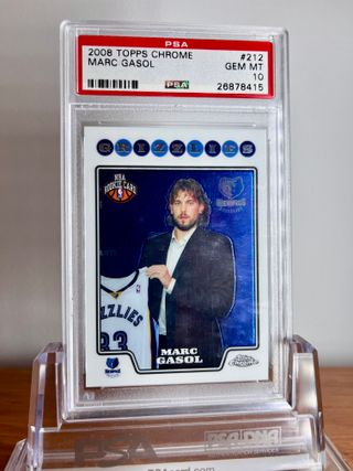 🏀 Cromo Rookie MARC GASOL #212 👉 PSA 10
