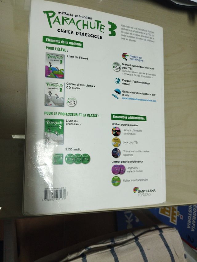 PARACHUTE 3 PACK CAHIER D'EXERCICES