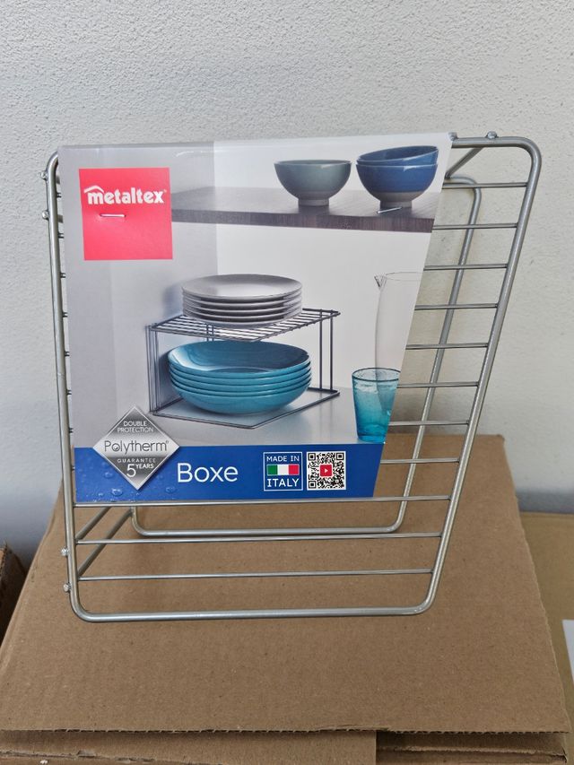 Metaltex Boxe Mensola Angolare 2 Piani