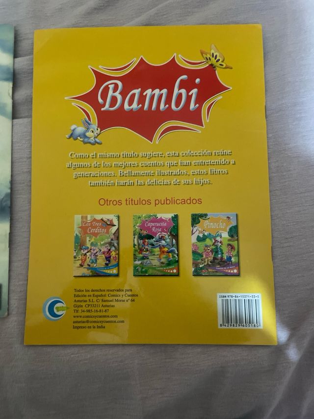 Pack de libros de bambi