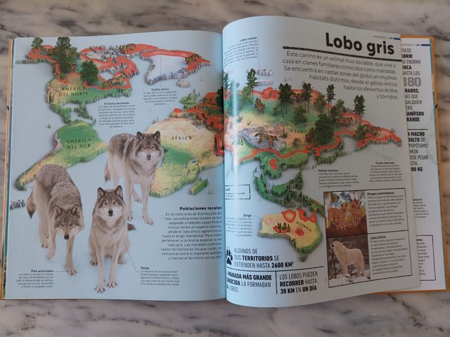 Libro "Atlas del mundo animal"