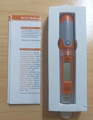 Elitech RC 51, registrador de datos de t