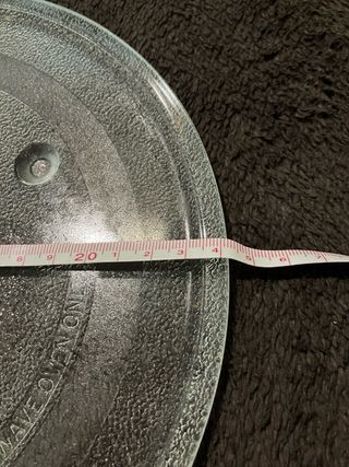 Plato microondas y aro