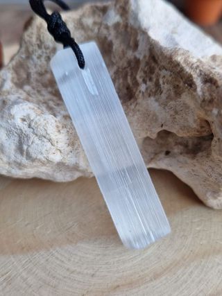 Colgante Mineral _ Selenita