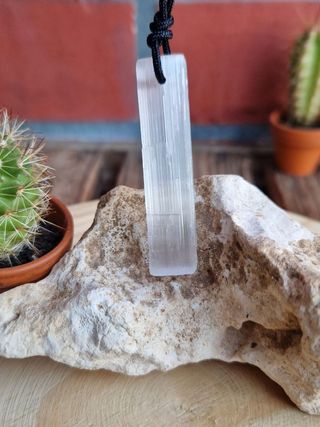 Colgante Mineral _ Selenita