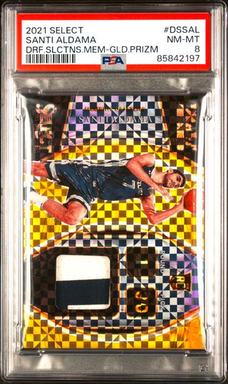 🏀 Cromo numerado SANTI ALDAMA 👉 PSA 8  👀 POP 1