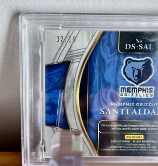 🏀 Cromo numerado SANTI ALDAMA 👉 PSA 8  👀 POP 1