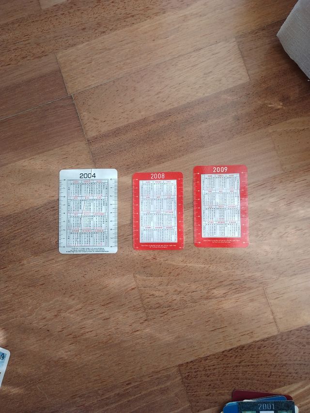 Calendarios Coca Cola