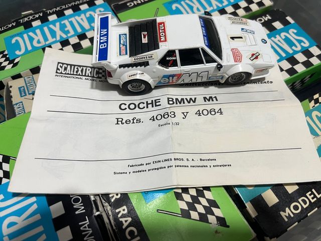 Coche Scalextric EXIN BMW M1
