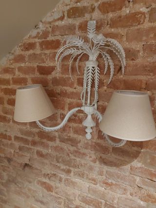 Aplique pared blanco