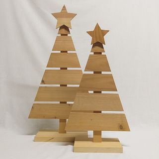 Arbol de navidad de madera lote