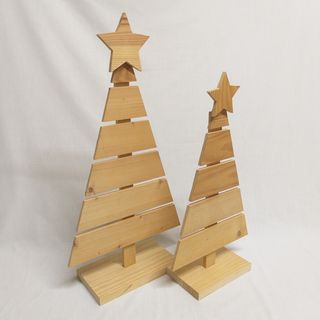 Arbol de navidad de madera lote