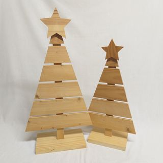 Arbol de navidad de madera lote