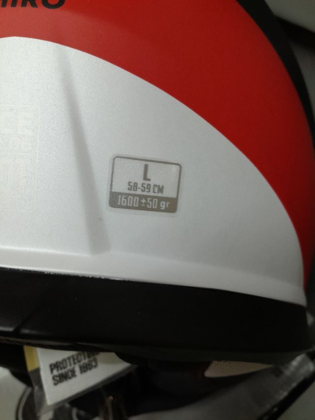 Casco moto L carretera Shiro