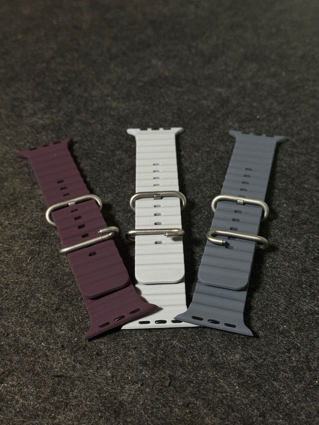 Lote 3 Correas Ocean para Apple Watch